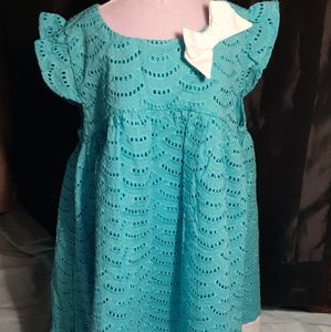 NWOT Gymboree Blue & White Dress w/ Knickers